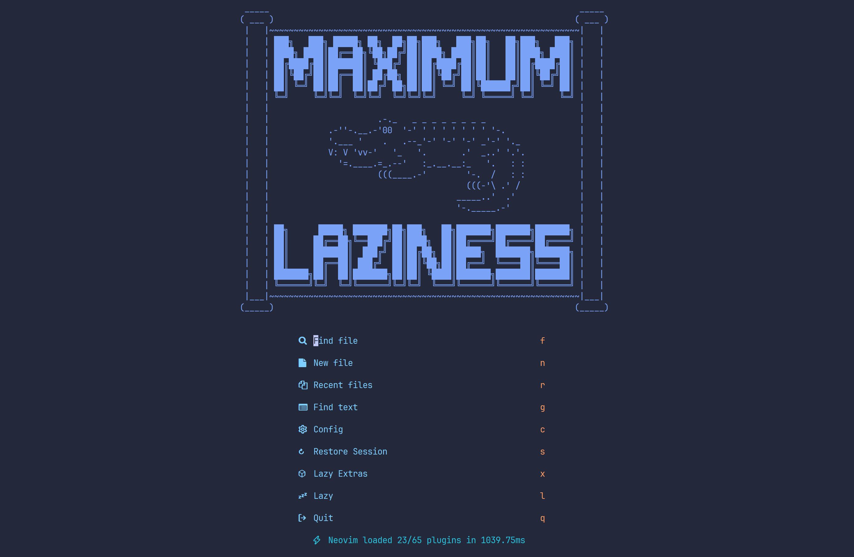Personal LazyVim Configuration